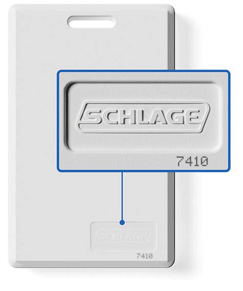 schlage smart card 7410|anixter schlage 7410.